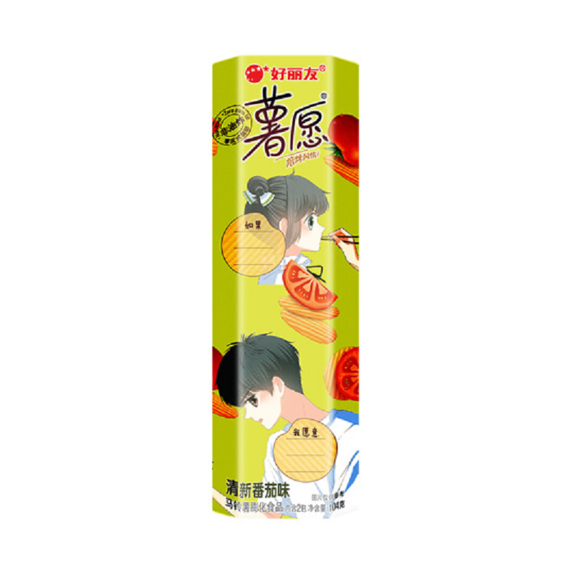 好丽友薯愿香焗番茄味104g/盒