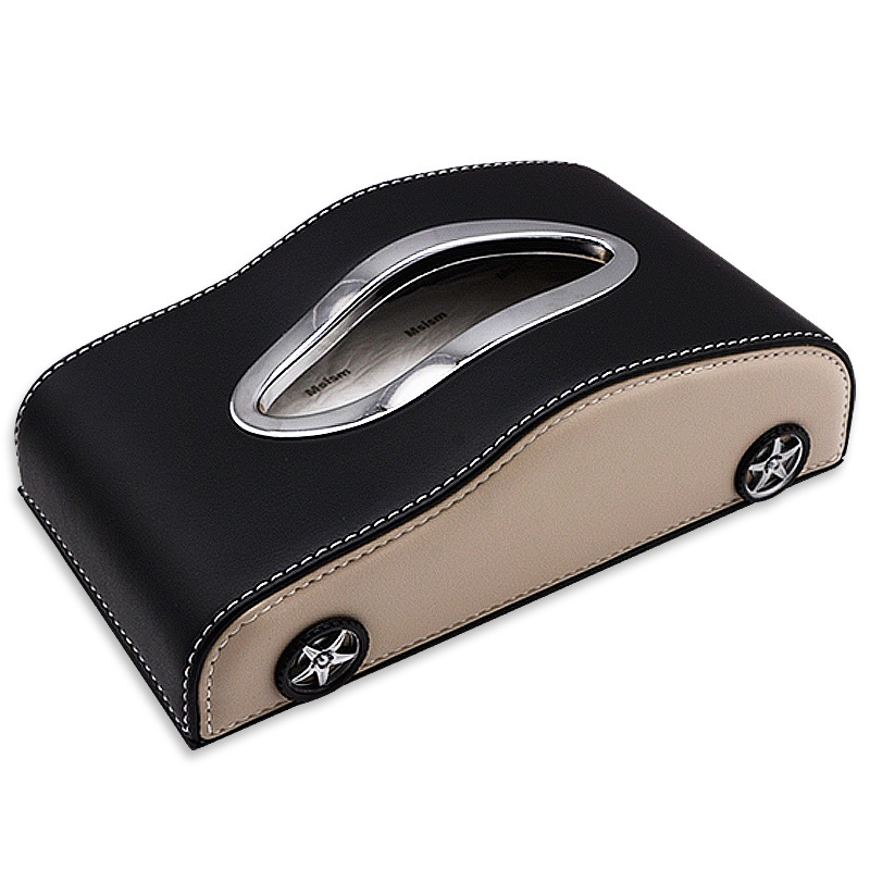 敬平车载纸巾盒抽创意车可爱车内用品汽车抽纸盒临时停车牌车用纸抽盒