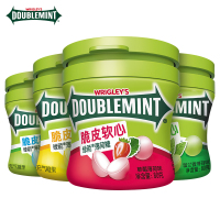 绿箭口香糖薄荷糖脆皮软心糖80g3瓶多口味原味薄荷味