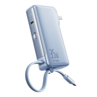 倍思 Nomos NT11 超能充数显移动电源 10000mAh 67W星海蓝