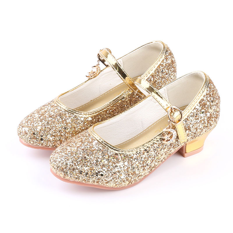 儿童高跟鞋5岁女童皮鞋4时尚6百搭7走秀8钢琴9礼服演出公主10单鞋 138