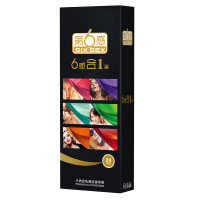 第六感（SIXSEX） 第六感避孕套六合一6合1冰火螺纹超薄超滑颗粒带刺G点安全套夫妻成人计生用品 六合一【24只装】