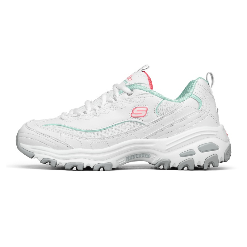 Skechers斯凯奇女鞋夏季透气网新款熊猫鞋休闲老爹鞋女子99999863