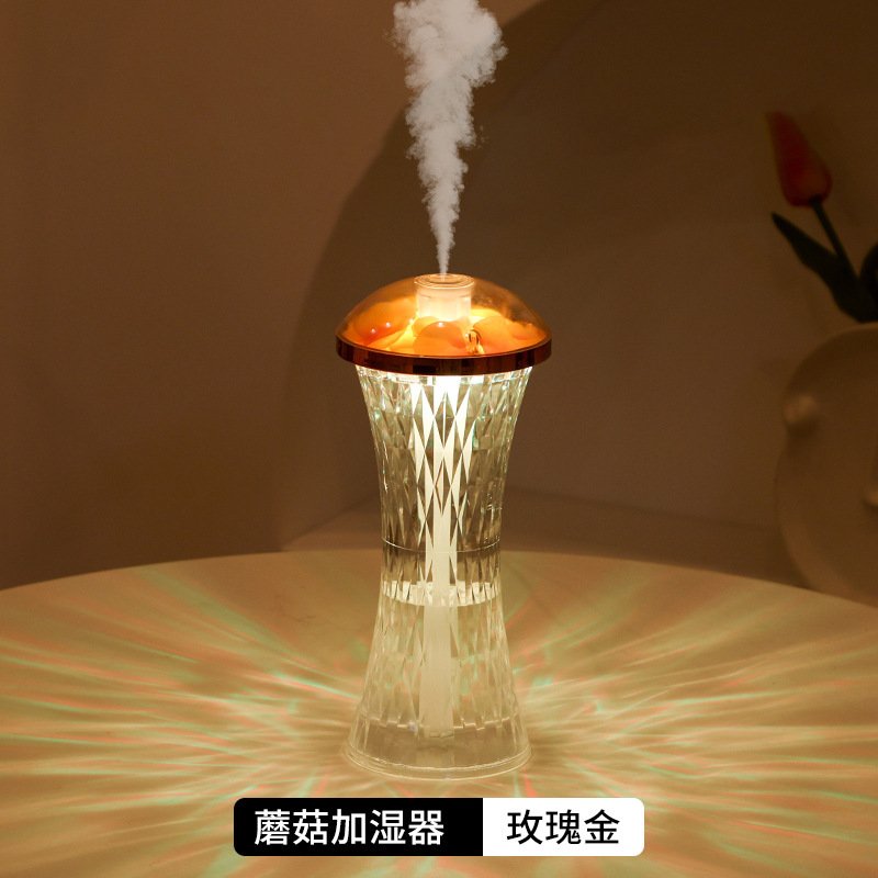 USB加湿器大雾量小型家用卧室孕妇婴儿学生宿舍办公室桌面摆件车载喷雾创意小蛮腰七彩氛围夜灯781