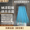 先锋智能语音浴室取暖器/暖风机/电热毛巾架/家用卫生间浴霸/冷暖两用/烘干抑菌 ZY-HN2395RB-22R灰