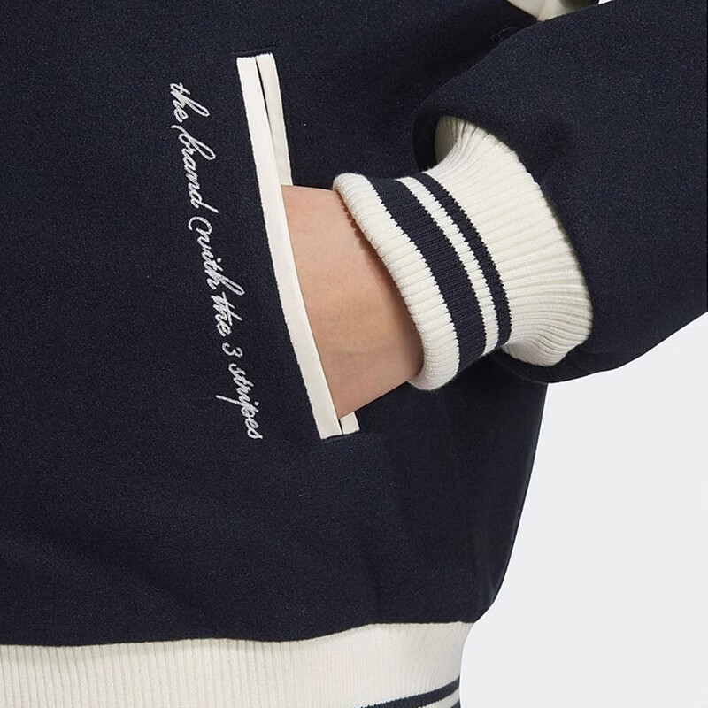 阿迪达斯(adidas)三叶草女装新款舒适休闲运动时尚棉服JD6379 ZP高清大图