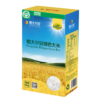 恒大兴安绿色大米 1kg 黑龙江大米