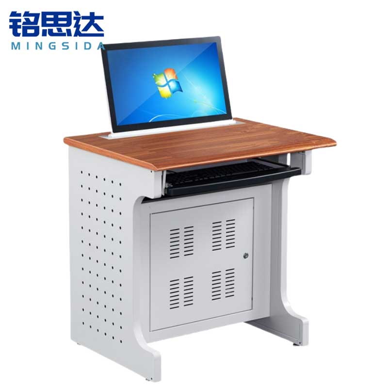 铭思达升降电脑桌单人位张高清大图
