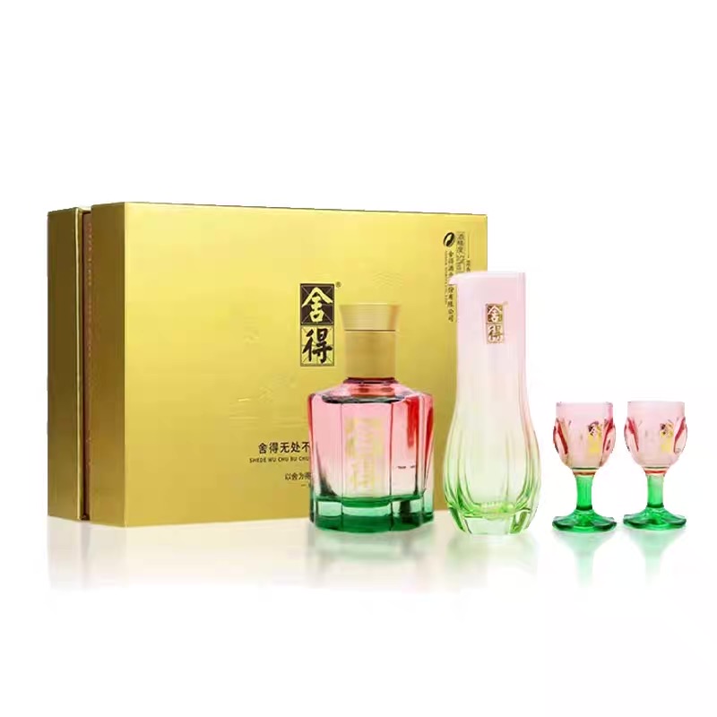 舍得 52度舍得无处不春风礼盒100ml*1瓶品鉴礼盒装浓香型白酒