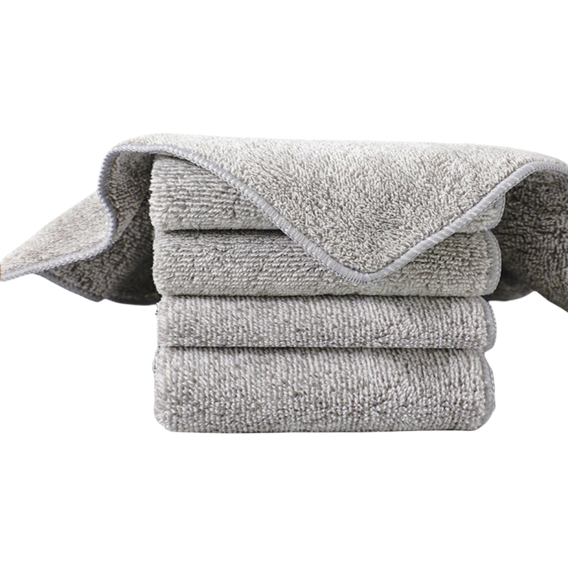 洁能尚 JNS0430 30*30cm 18g 5块/包 竹纤维清洁 抹布 (计价单位:包) 灰色高清大图