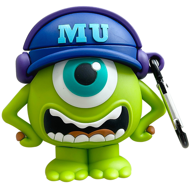 1/2代 呲牙-mu大眼仔 卡通适用airpods保护壳2代苹果无线蓝牙3代pro