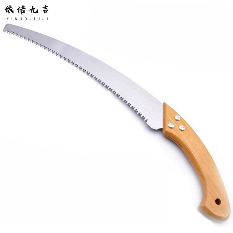 依诺九吉 手锯园林木工锯 三面磨齿锋利耐用 把