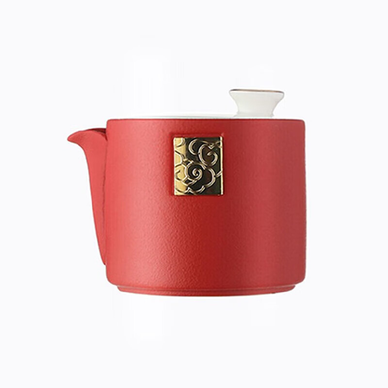 多样屋 鎏金如意 单人便携旅行陶瓷茶具 TA31-0053BP