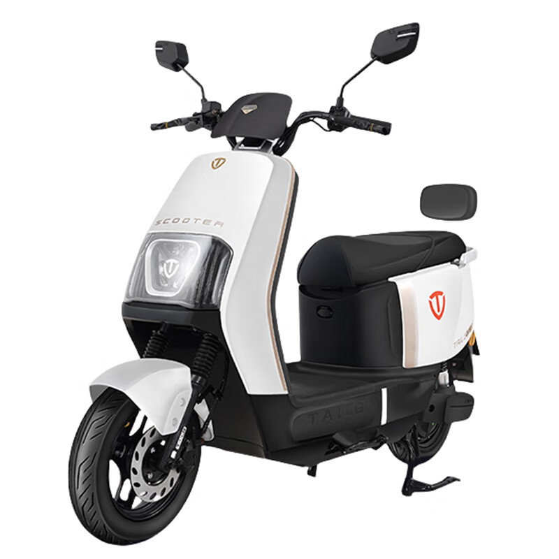 电动摩托车优骏90公里长续航电动车1200W高速电摩石墨烯电池72V22Ah外卖上班代步电瓶车星耀白