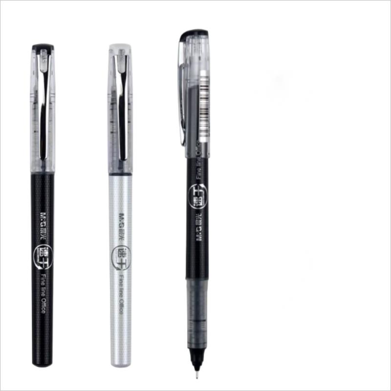 晨光(M&G) ARP50904 直液式笔 0.38mm 黑色 12支/盒高清大图