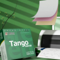 天章 （TANGO） 新绿天章一联整张不撕边 针式电脑打印纸 出入库单(241-1 全白 1000页)