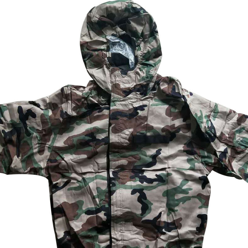 邦固防毒服耐火酸碱防毒衣丛林地迷彩fff02林地型160180