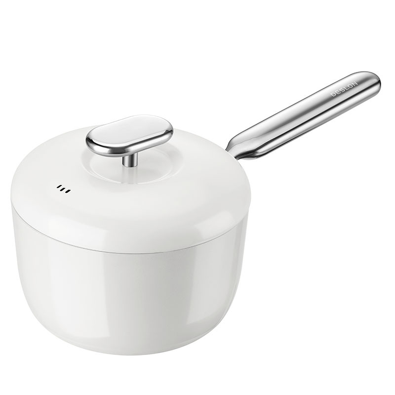 德世朗(DESLON) 小满系列钛陶瓷不粘奶锅 18cm 白色DP915-S18WH