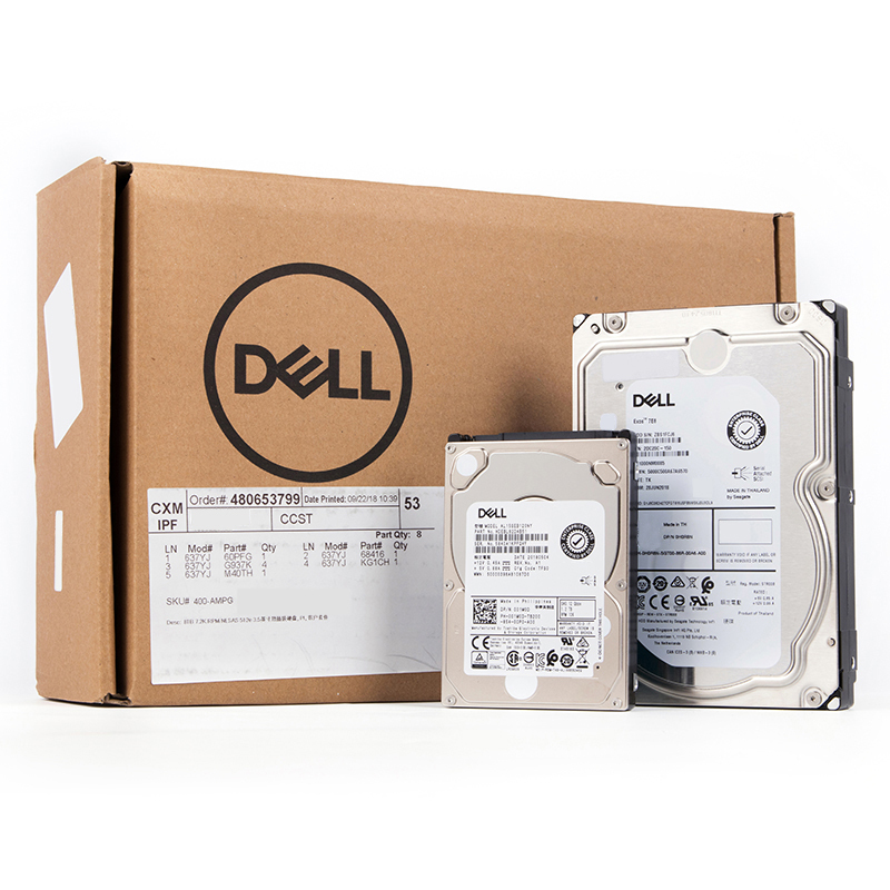 戴尔(DELL)服务器硬盘企业级NAS存储硬盘 4T 7.2K SATA 3.5英寸