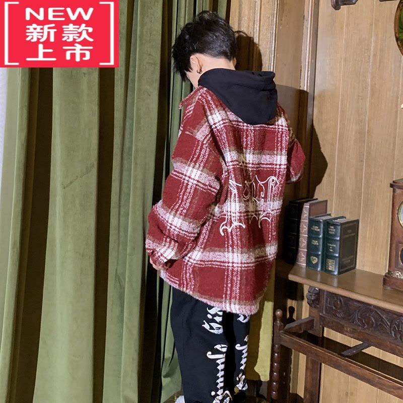 可莉允「粗花呢的夹棉外套」男童棉服女童加厚儿童秋冬韩版上衣图片