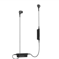 铁三角（audio-technica）ATH-CK200BT 无线蓝牙入耳式运动耳机 带线控手机耳机 通话式耳机(黑色)