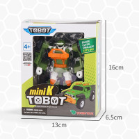 托宝兄弟(TOBOT)玩具金刚变形车机器人男孩玩具汽车K战士迷你版-301059