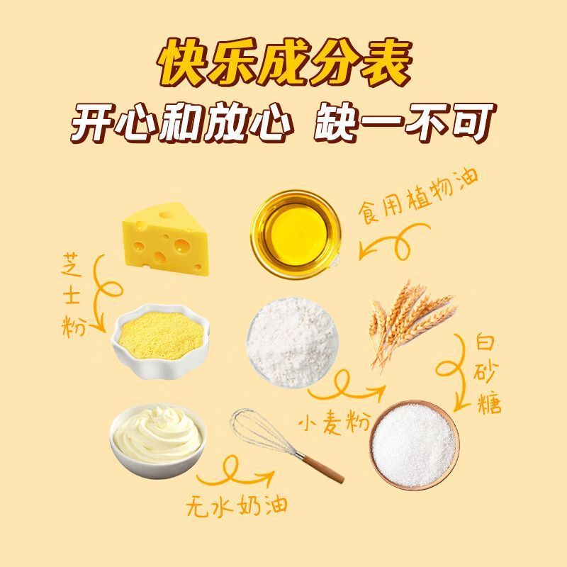 宅猫日记 (ZHAIMAORIJI) 岩烧芝士脆饼干720g