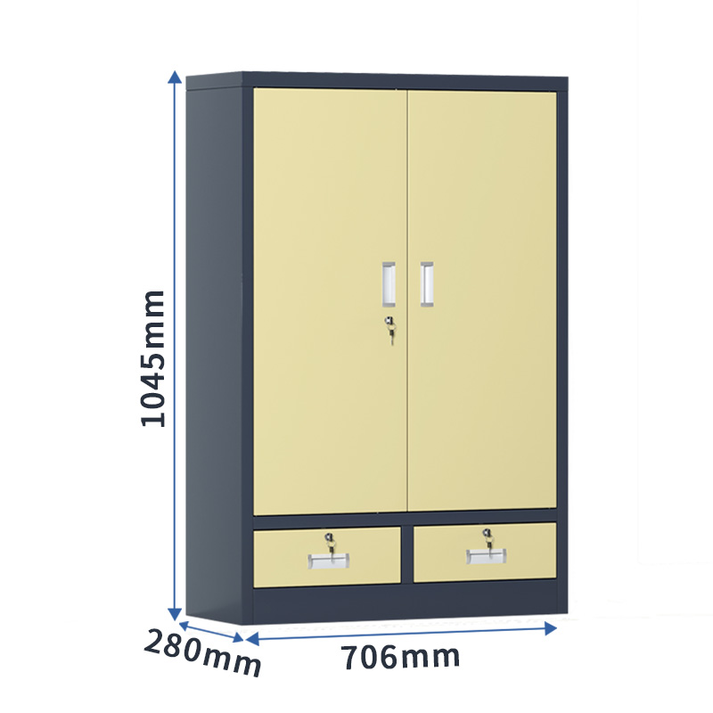 臻远 ZYLJG-W74 零件柜抽屉式工具柜电子元件柜螺丝柜物料柜 75抽蓝色带门加二斗小号高清大图