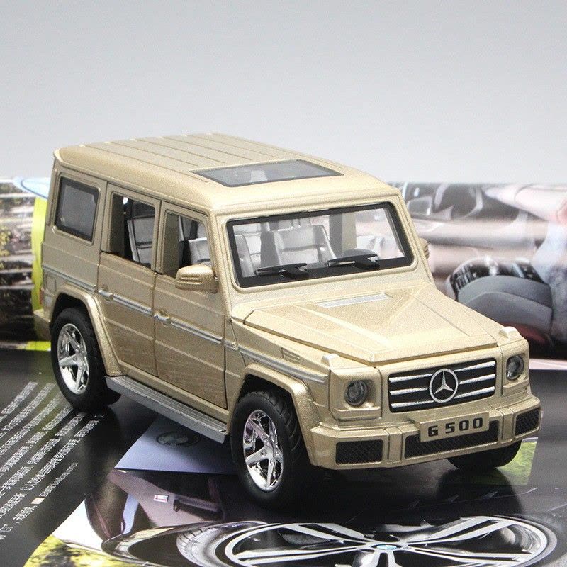 奔驰G500AMG越野车1:32儿童玩具车声光回力合金车模大G仿真小汽车模型图片