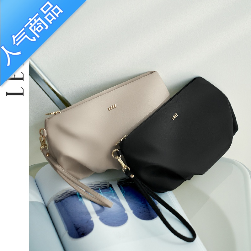 封后云朵手拿包女士2022新款零钱包夏季帆布手机小包包便携化妆包女斜挎包