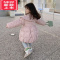 可莉允女童棉服2022年冬季新款加厚儿童宝宝中长款羽绒棉衣洋气冬装棉袄