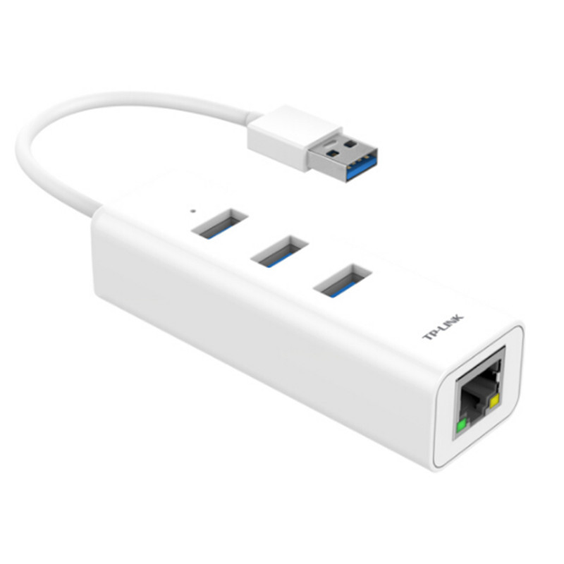 TP-LINK TL-UG313 USB 3.0分线器 HUB集线器 USB转RJ45网线接口 千兆有线网卡 网口转换器