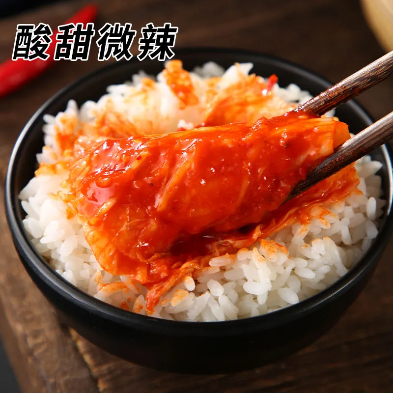 苏宁宜品 韩国泡菜 450g*5袋 韩国泡菜正宗辣白菜韩式下饭菜东北特产延边朝鲜腌制酱菜咸菜小袋