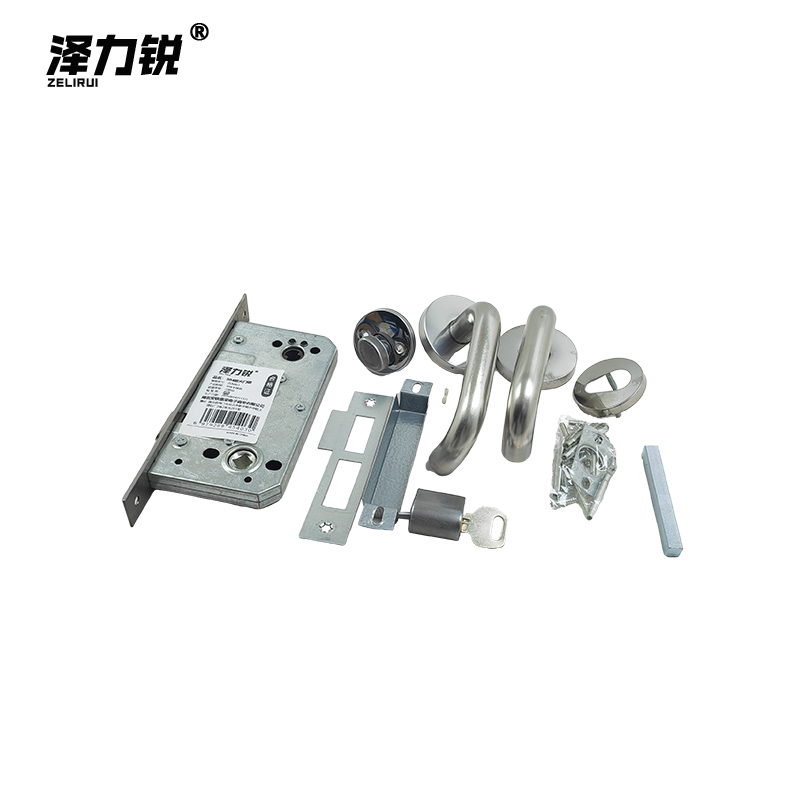 泽力锐 304防火门锁 ZLR003 把高清大图