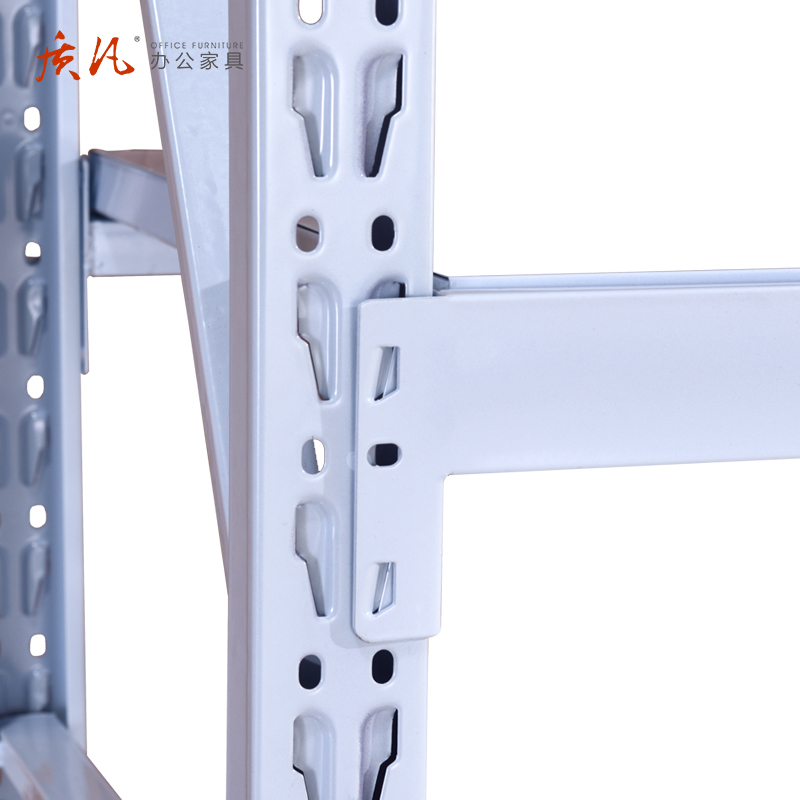 质凡货架仓库货架置物架展示架蓝色加厚轻型长100宽50副架承重180kg高清大图