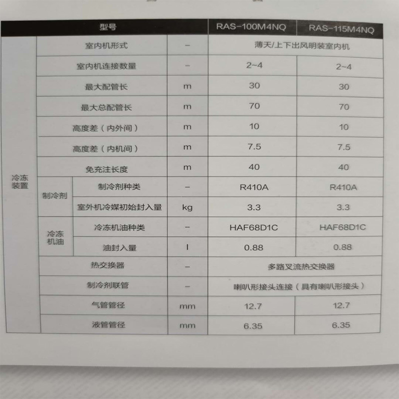 日立(HITACHI) 风管机RAS-72FN9Q/RPIZ-72FN9Q/P