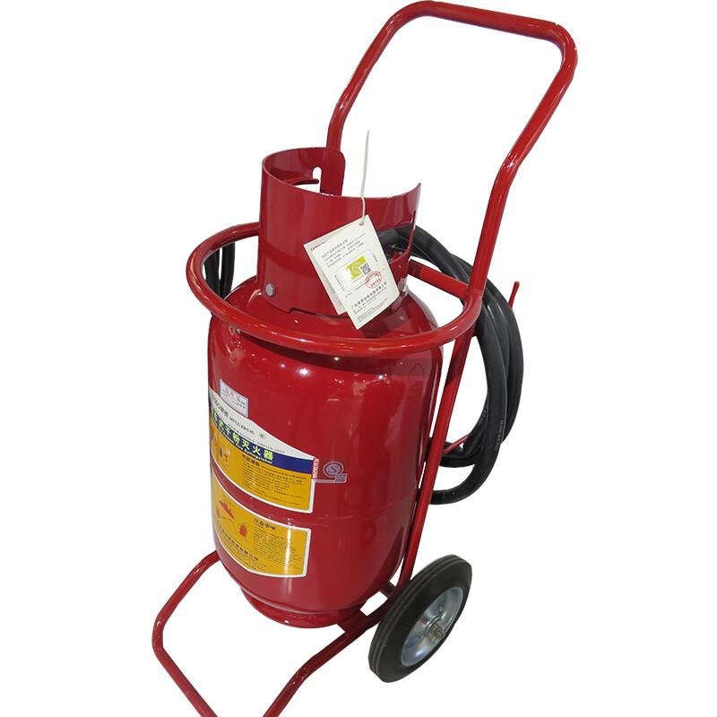 联塑35KG推车式干粉灭火器消防器材3C认证店用加油站仓库机场户外救援工具