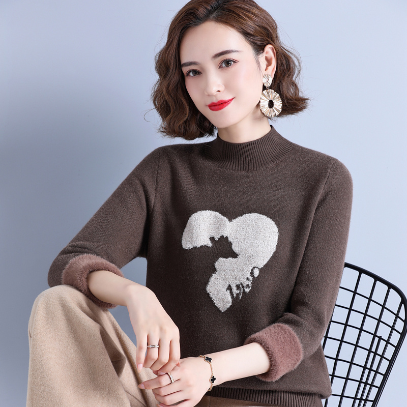 免费试穿春秋装新款半高圆领羊绒衫女中长款 a字连衣裙纯色显瘦遮肚大码羊毛衣专柜正品品牌羊绒衫女漂亮 772加绒红色 XL