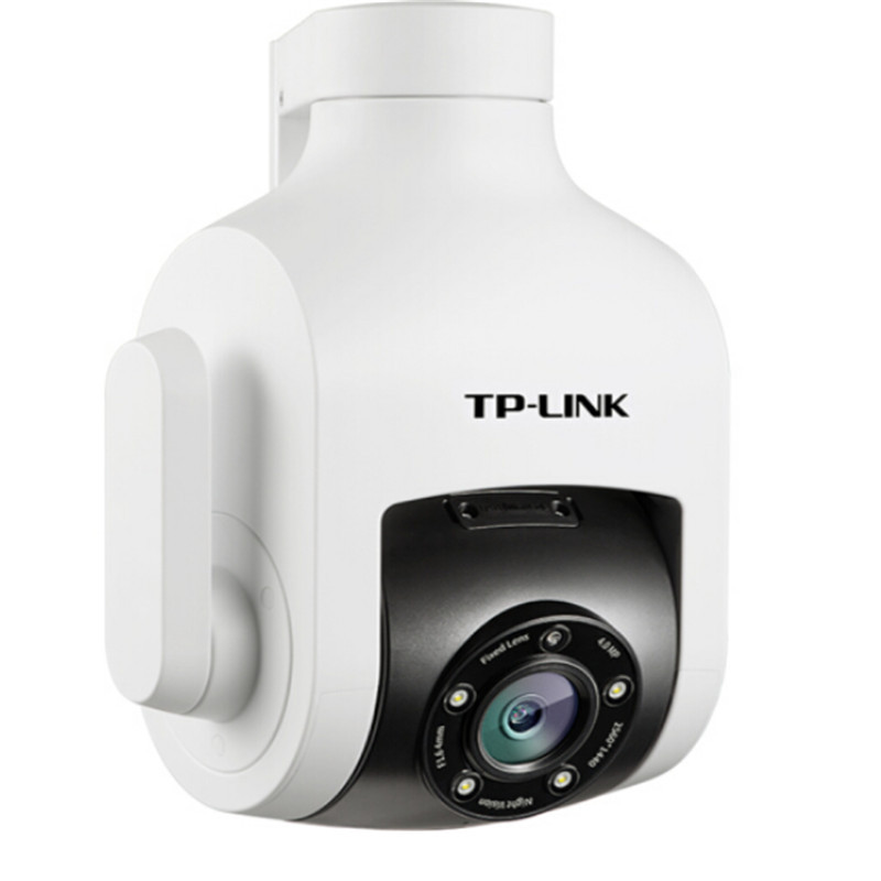 TP-LINK TL-IPC646-D4无线监控摄像头 400万高清星光室外防水云台球机 360全景监控网络wifi手机