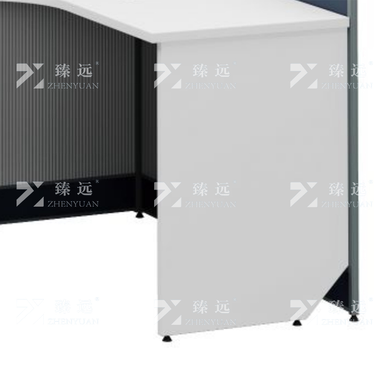 臻远 ZYGW-032屏风工作卡位职员桌办公桌L型单人位高清大图