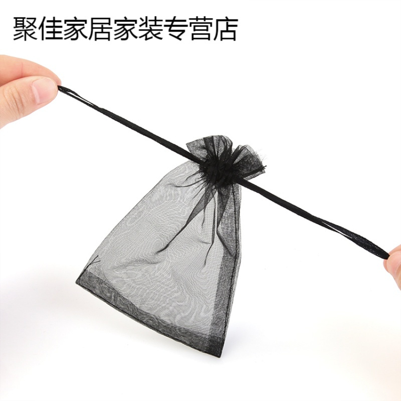 家柏饰(CORATED)黑束口纱袋袋袋袋防尘配饰收纳袋高清大图