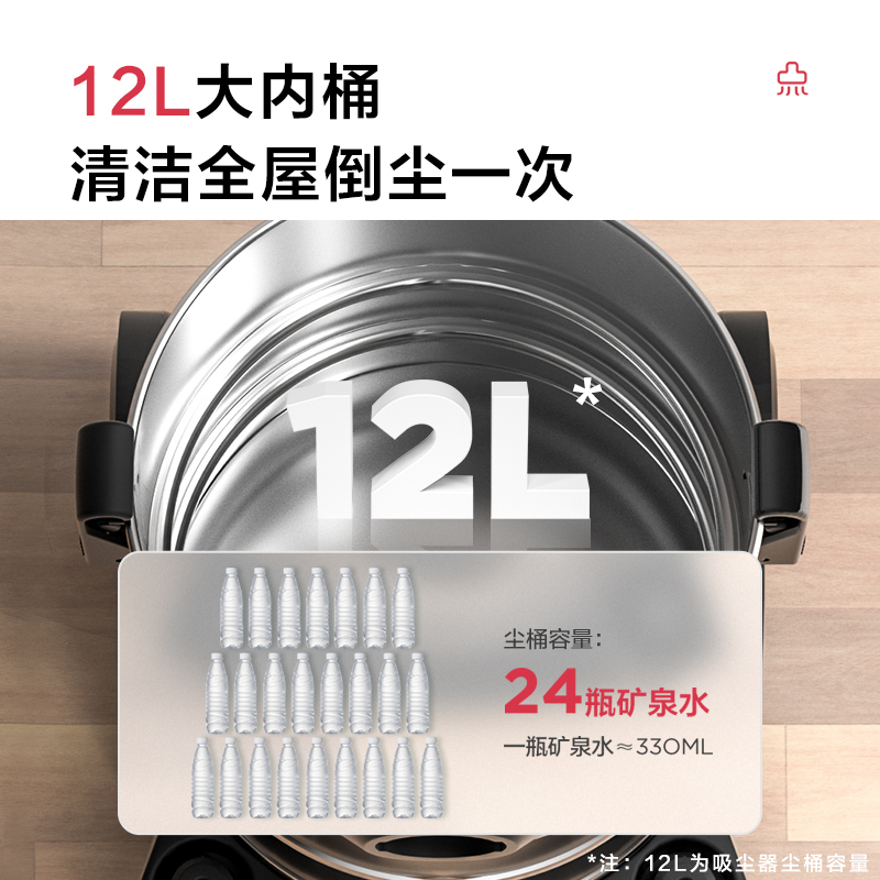 苏泊尔(SUPOR)桶式吸尘器家用不锈钢强力大功率干湿吹三用吸尘机大容量大吸力吸宠物猫狗毛地毯车载工业用尘器VCT80P