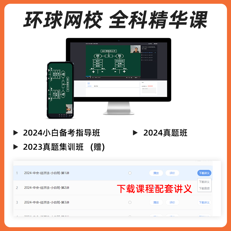 [正版]环球网校2024年中级会计资格考试历年真题及押题模拟试卷一本通 中级会计实务+经济法+财务管理3本试卷中级会计高清大图