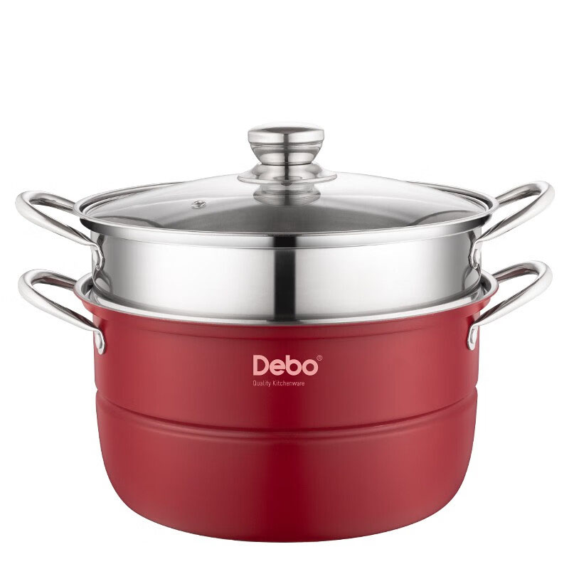 德铂蒸锅28cm博尔顿不锈钢多功能汤锅蒸锅DEP-831