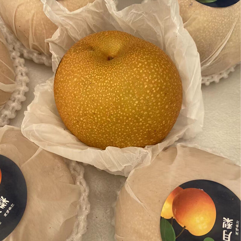 秋月梨水果礼盒6-7斤,6-8个高清大图