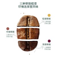 进口星巴克意式浓缩咖啡豆深度烘焙200g手冲现磨黑咖啡