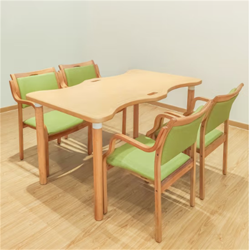 环杰养老院家具适老化餐桌HJ-1912四波适老餐桌
