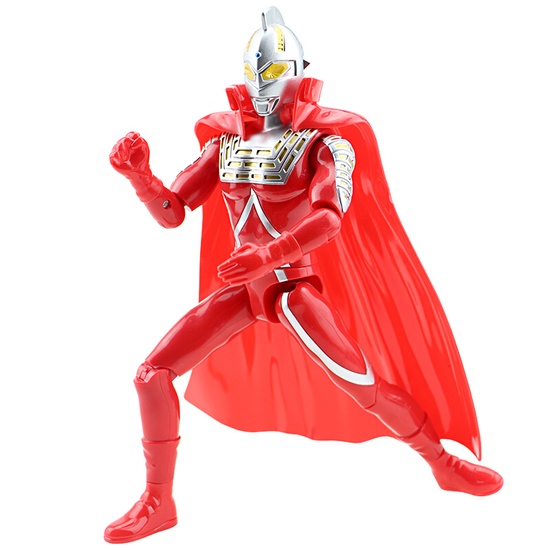 披风14处可动关节24厘米高泰罗艾斯杰克赛文初代奥特曼之父人偶模型