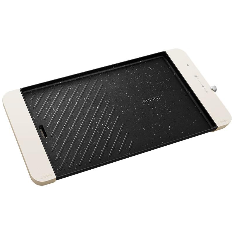 苏泊尔电烤炉烤肉锅家用多功能大功率轻油少烟大容量4-6人不粘电烤盘烤肉机GJ4025P806 GJ4025P806高清大图