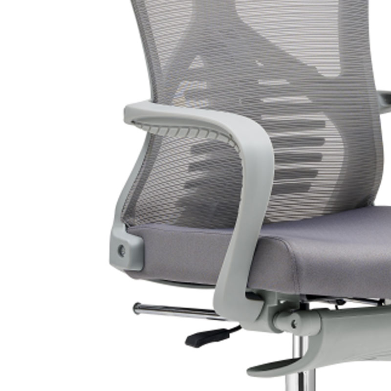 初嘉CJ-7117办公椅午休椅可躺转椅电脑椅网布椅高背职员椅 白框高清大图